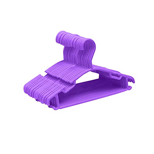 Agapo 10pcs Niño Niño Niño Niño Niño Niño Percha, Morado, 10