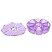 Voberry®1 Pcs Plastic Purple 8 Grids Plastic Desktop Storage Box Cosmetic Case (Pink)