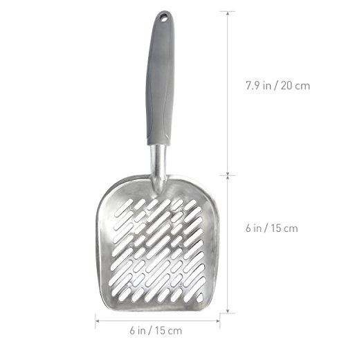 UEETEK-Mtal-de-Kitty-pour-animaux-de-compagnie-chien-chat-litire-Scooper-pelle-merde-Remover-avec-Long-Manche-pour-animaux-de-compagnie