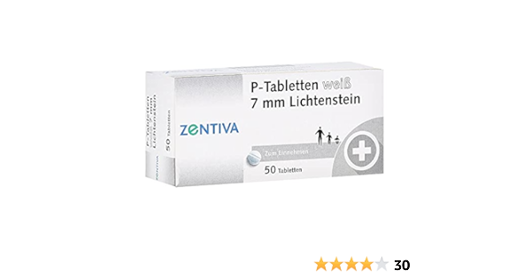 Winthrop P Tabletten Weiss 7 Mm Lichtenstein 50 St Tabletten Amazon De Drogerie Korperpflege