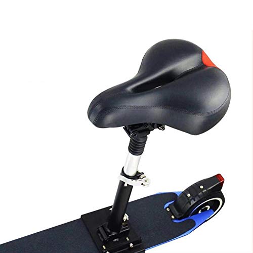 likeitwell Selle De Planche À roulettes Électrique Compatible pour Xiaomi Mijia M365 Siège De Scooter Pliable Amortisseur Siège Pliant Chaise Confortable | Pas De Forage | Hauteur Réglable