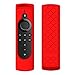 Produktbild VithconlFür Amazon fire tv Stick 4 Karat tv Stick Fernbedienung silikonhülle schutzhülle Haut (Rot)