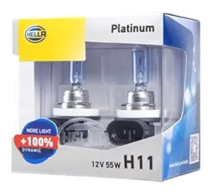 Hella 211730283 H11 12V 55W PGJ 19-2 Platinum Performance Bulb