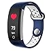 Produktbild C-Xka Farbdisplay Wasserdichte Fitness Tracker Sport Smart Uhr Mit Herzfrequenz-Blutdruckmessgerät, Wearable Activity Tracker Armband Armband Pedometer Schlaf Monitor Für Männer Frau Kinder