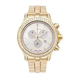 Joe Rodeo Diamant Herren Uhr - MASTER PILOT gold 7.2 ctw