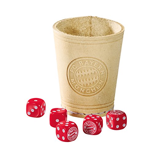 Preisvergleich Produktbild Würfelbecher FC Bayern München + gratis Aufkleber, Munich