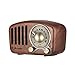 Produktbild qiyanVintage Radio Retro Bluetooth-Lautsprecher Fm-Radio aus Walnussholz, Starke Bassverstärkung, Laute Lautstärke, Bluetooth 4.2 Aux Tf Car-in-Lautsprecher