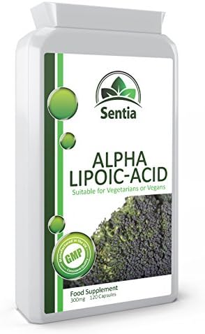 Alpha Lipoic Acid x 120 Vegetarian Capsules - Powerful Antioxidant Supplement helps Support a Healthy Cardiovascular system, Supports Nerve &amp; Liver Health - (UK Manufactured) PREMIUM QUALITY. Suitable for Vegetarians &amp; Vegans. 100% Satisfaction. Love What You Eat!
