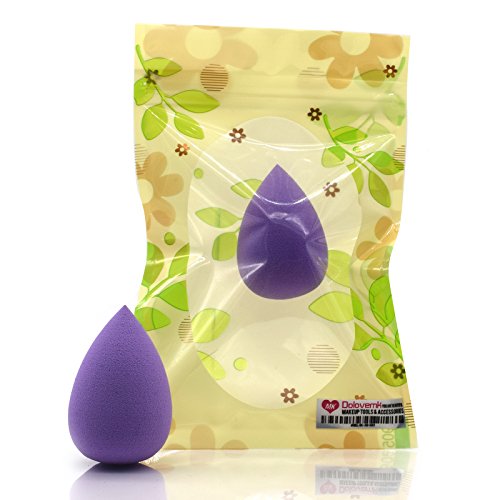 Dolovemk 1Pcs Makeup Sponge Blender Foundation Powder Blending Puffs Beauty Blending Egg | MINI SIZE 4 cm. Height, 4 g. Weight (Latex-Free) | Bigger when Wet for Undereye Makeup ( #1)