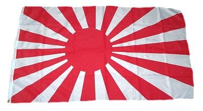 Fahne / Flagge Japan alt Kriegsflagge 90 x 150 cm