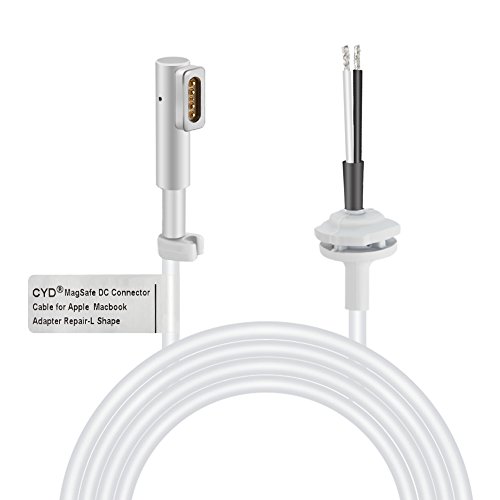 Qyd 85W 18.5V 4.6A Réparation-alimentation-adaptateur-câble pour MacBook Pro 15 zoll 17 zoll A1343 A1222 A1297 A1290 MC556LL/B A1286 A1229 A1226 A1211 A1172 A1151, 5.9Ft Supplémentaire-Câble-Cordon