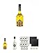 Produktbild Licor 43 Cuarenta y Tres Likör 1,0 Liter + Licor 43 Cuarenta y Tres Likör 0,7 Liter + Licor 43 OROCHATA Likör 0,7 Liter + Licor 43 Ballonglas ohne Eichstrich 6 Stück + Schiefer Glasuntersetzer eckig ca. 9,5 cm Ø 2 Stück
