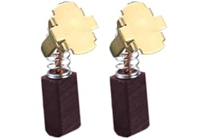 Trade-Shop 999054/999-054 - 2 spazzole in carbone di bronzo, 5 x 6 x 12 mm, compatibili con avvitatore Hitachi Trade-Shop