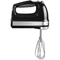 KitchenAid 5KHM9212EOB 5KHM9212 Mixeur, 85 W, Noir/Argenté