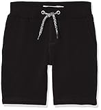 Weiche Bio-Baumwolle Name IT NOS Jungen Shorts Nkmhonk Unb SWE Long Noos, Schwarz (Black), (Herstellergröße: 128)