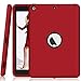 Price comparison product image HyFone iPad 9.7 inch 2018 / 2017 Case iPad 6th / 5th Generation Case - High-Impact Shock Absorbent Dual Layer Silicone + Hard PC Bumper Protective Case iPad A1893 A1954 A1822 A1823 - [Red / Black]