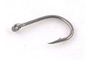 Phoxinus Rapier Wide Gape Carp Hooks. Coarse, match & carp fishing/gear/angling terminal tackle (Barbed, Size 6, 50, count)