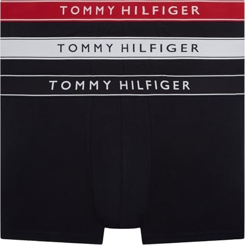 Tommy Hilfiger UM0UM03881 Tronco Uomo 3P WB, Rosso (TH Wht/Med Red/Dsrt Sky), S