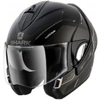 HE9342EKAWXL - Shark Evoline S3 Hataum Mat Flip Front Motorcycle Helmet XL Matt Black Anthracite White (KAW)