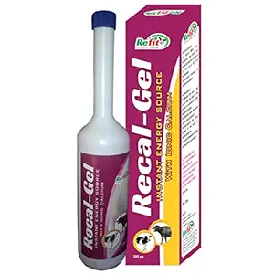 REFIT ANIMAL CARE Veterinary Calcium Gel for Cattle, Cow & Buffalo, 300 gm, Recal-Gel