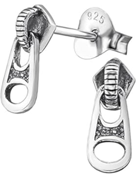 So Chic Schmuck - Kinder Ohrstecker Zip Sterling Silber 925
