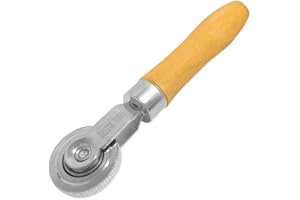 BESITA Reifen Patch Rollen Reparaturwerkzeugauto Rad Holzgriff Reifen Patch Reparatur Reparaturwerkzeug mit Holzgriff Reparatur Patch Reifen 1/2" Dia Roller Werkzeug für Auto Motorrad Bike