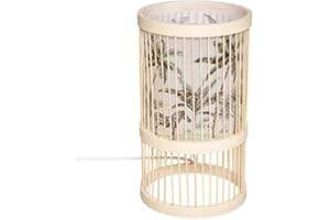 PARIS PRIX Atmosphera for Kids - Lampe à Poser Enfant "Safari" 28cm Naturel