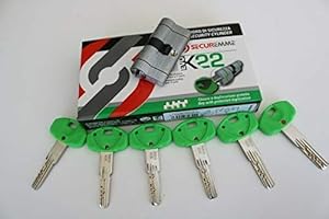 SECUREMME K22 EVO/Cerradura de alta seguridad/con 5 llaves (30/50)