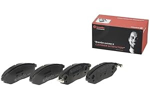 Kit de plaquettes de frein, frein à disque BREMBO P 10 064 Essieu avant avec indicateur d'usure