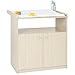 Baby Changing Unit (Beech) Nursery Furniture Chest Table with Storage Space
