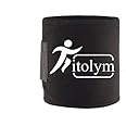 Fitolym Hot Shaper Sweat Slim Belt Fat Burning Sauna Waist Trainer - Promotes Healthy Sweat, Weight Loss & Tummy Trimming Exercise, Lower Back Posture(Free Size)(Men & Women) Black