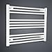 Produktbild Badheizkörper/Handtuchwärmer, gerade, flach, 950 x 600 mm, Weiß