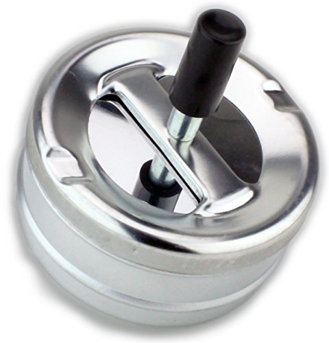 Preisvergleich Produktbild GYD Dreh - Aschenbecher Classic XL Silber