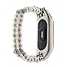 Produktbild Für Xiaomi Mi Band 3 Armband,Colorful Schmuck Strap Wechselbar Wrist Band Uhrenarmband Ersatzband Bügel für Mädchen Xiaomi Mi Band 3, Beige