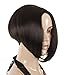 Hair By MissTresses Vicky Victoria Beckham Posh Spice Inverted Bob Style Wig, Black