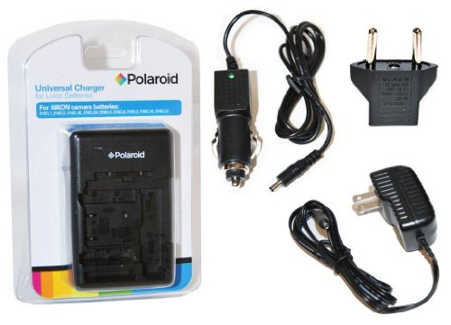 Polaroid pl-chunik auto indoor battery charger noir       Chargeur allume-cigare  courant alternatif  de Cigarettes  12  V  Ampoule  noir  auto indoor battery charger  Lithium-Ion 