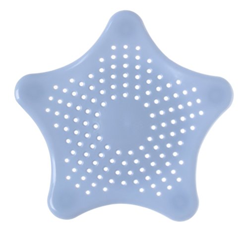 sumaju Ablauf, Haarsieb Badezimmer Filtration Trap Filter Küche Becken Sieb Stopper Ablaufgarnitur und Displayschutzfolie blau