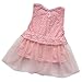 EFE Baby Infant Girls Lace Tutu Party Dress Princess Wedding Clothing Pink 12-18 Months