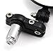 Motorcycle Chrome Plated Billet Aluminum Outside Rearview Side View Mirrors Multi Angle Adjustable Blindsight Rearview Handle Bar End Convex Universal Fit For Ducati Monster 796 848 1198