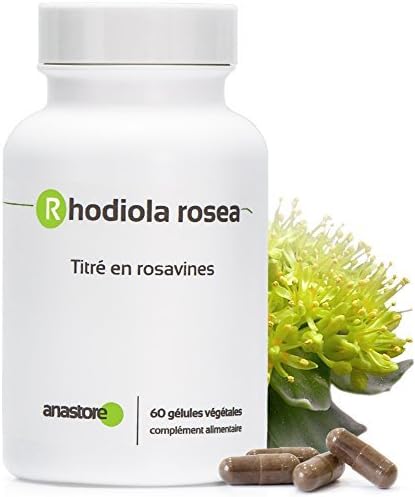 RHODIOLA ROSEA * Standardised to 5% Rosavin * 400 mg/60 Vegetable capsules * Against stress, fatigue, problems of concentration and insomnia * Powerful adaptogen * 100% satisfied or your money back * Made in FRANCE