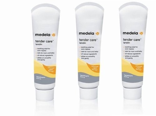 Medela Tender Care Lanolin Soothing Relief For Sore Nipples - 0.3 Oz (Pack Of 3 Tube)