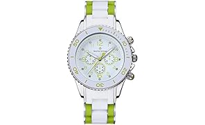 Timothy Stone COLLECTION AMBER - Orologio da polso donna, colore Verde/Bianco