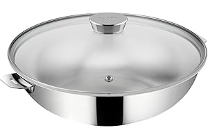 LAGOSTINA Wok Avec Couvercle 26cm Inox - 12138042026