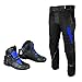 Produktbild REXTEK Marke Neue Motorrad Motorrad Wasserdichte Cordura Textilhose Hosen Rüstungen Mit Motorrad Leder Stiefel Schuhe Für Herren