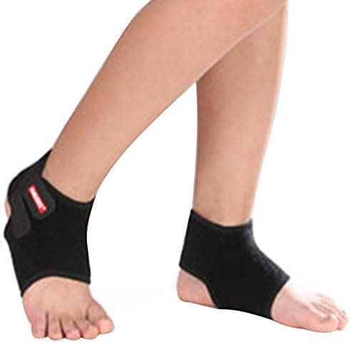 eYotto Girls Boys' Adjustable Ankle Foot Support Brace Stabilizer Strap, Breathable Kid's Ankle Protector for Sprains Plantar Fasciitis Achilles Tendonitis Playing Running Sports