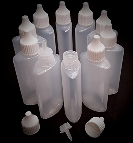 100 ml Ovale Liquidflasche Tropfflasche Dropperbottle (10 St.)