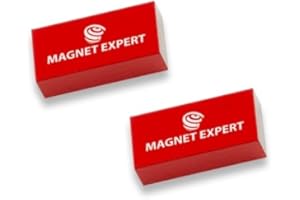 FIRST4MAGNETS 2 Alnico Rectangular Bar Magnets for Science, Education, Experiments, Students, and Teachers - 0.1kg Pull (10 x 5 x 20mm)