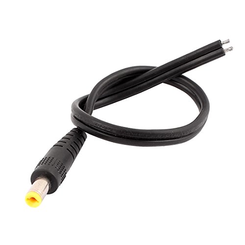 Generic 26cm DC Male 5.5 x 2.1mm Power Cable Extension Wire for CCTV Camera