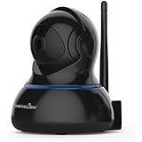 Wansview IP Surveillance Camera WIFI Pan/Tilt 1080P, Home wireless Camera ,Security Indoor Camera With Night Vision,Two Way Audio And Motion Detection for Baby /Elder/ Pet/Nanny Monitor Q3S (Black)
