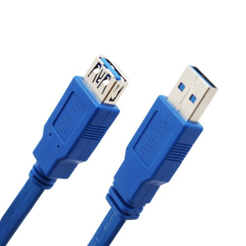 Inateck USB 3.0 Verlängerungskabel A Stecker auf A Buchse (1,5m) blau - 2